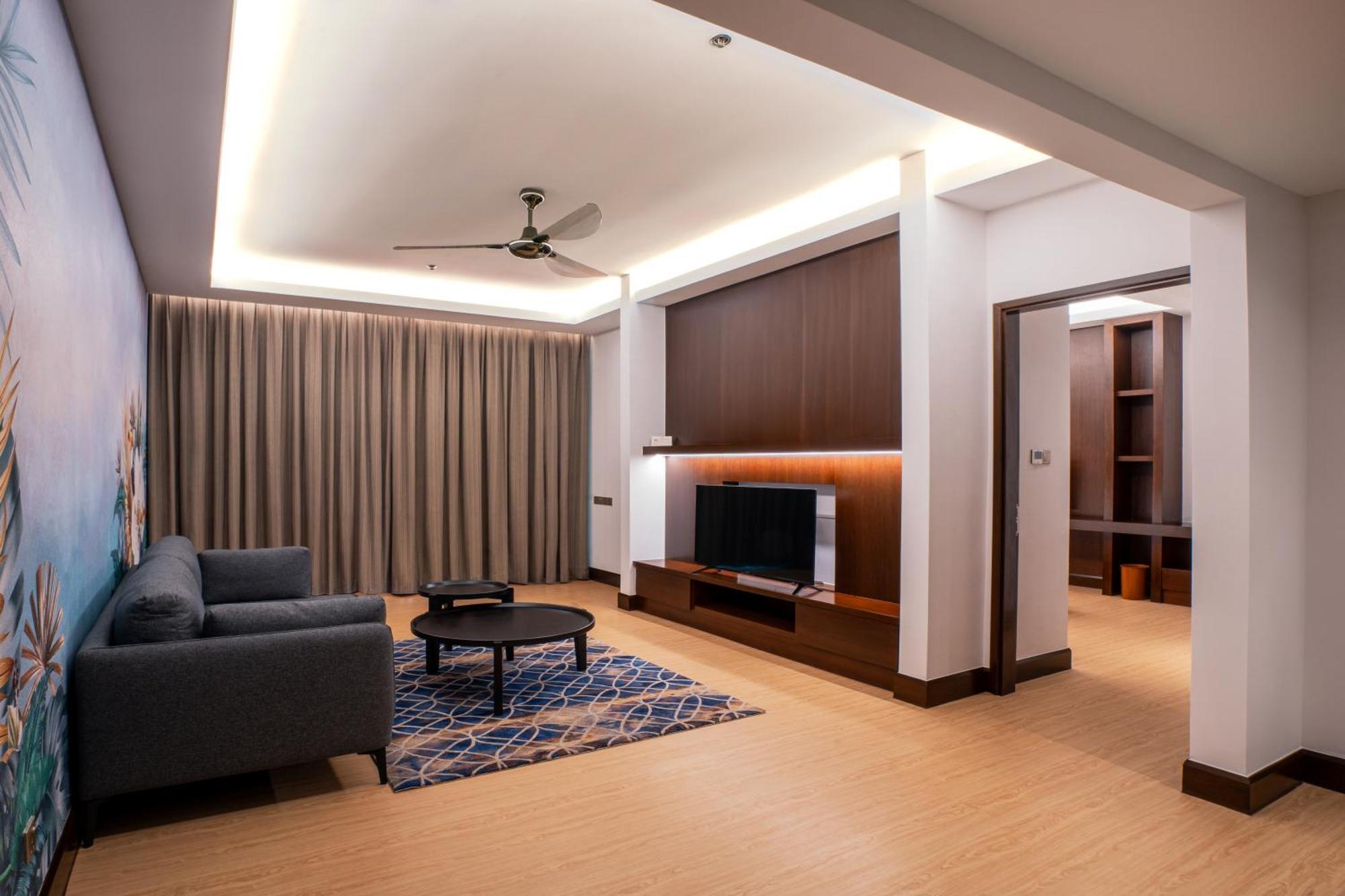 เดอะ การ์เดน อะ เซนต์ ไจล์ ซิกเนเจอร์ โฮเต็ลแอนด์เรสซิเดนซ์ กัวลาลัมเปอร์ Hotel ภายนอก รูปภาพ A living room in a condominium